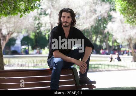 Der spanische Schauspieler Yon Gonzalez posiert während der Filmpremiere von `Matar el Tiempo´ in Madrid, Spanien. 27.Mai 2015. (ALTERPHOTOS/Victor Blanco) Stockfoto